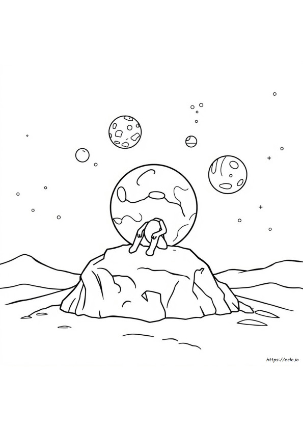 Pluto De Colorat