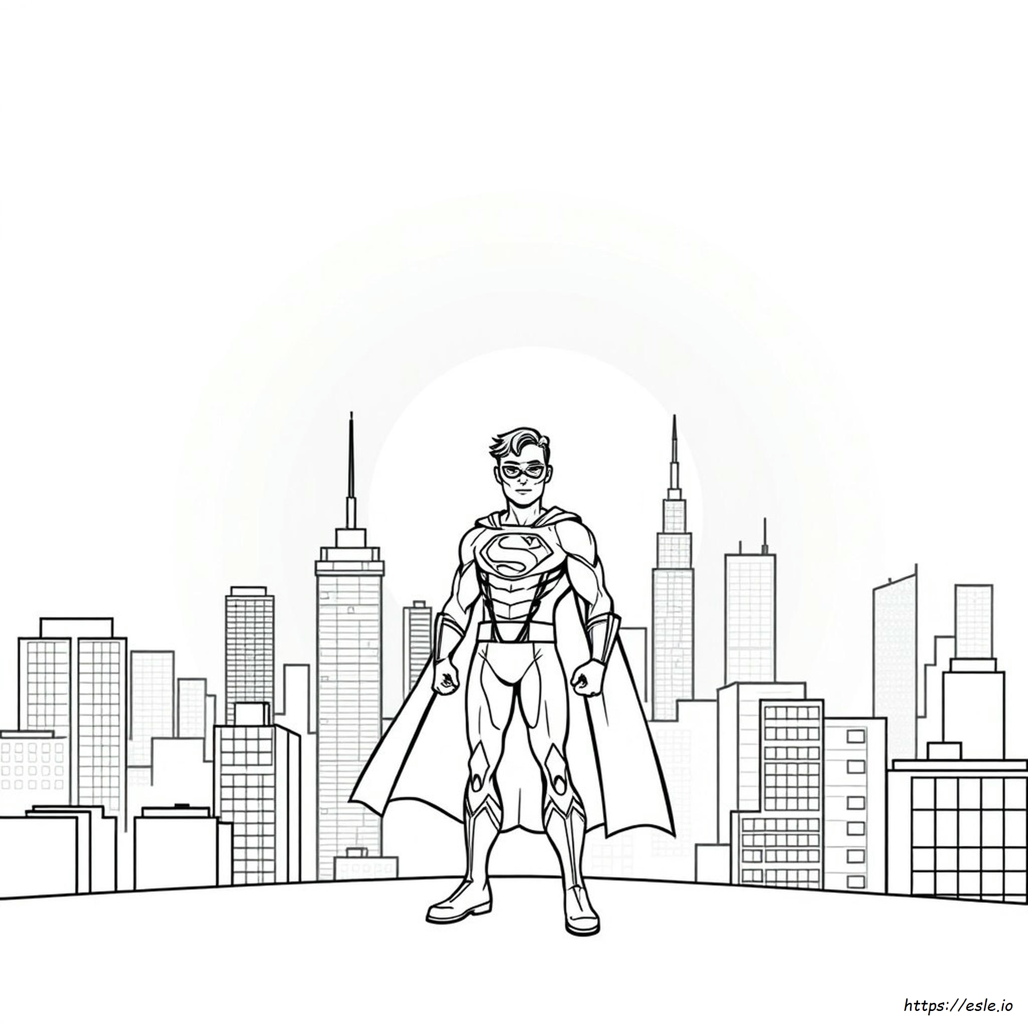 Livro De Colorir De Super-Heróis