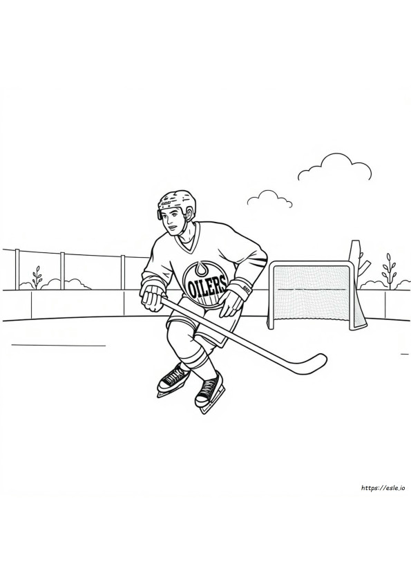 Kolorowanka Oilers Do Druku