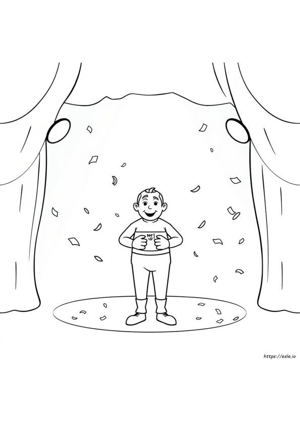 Mr Wiggles Coloring Page