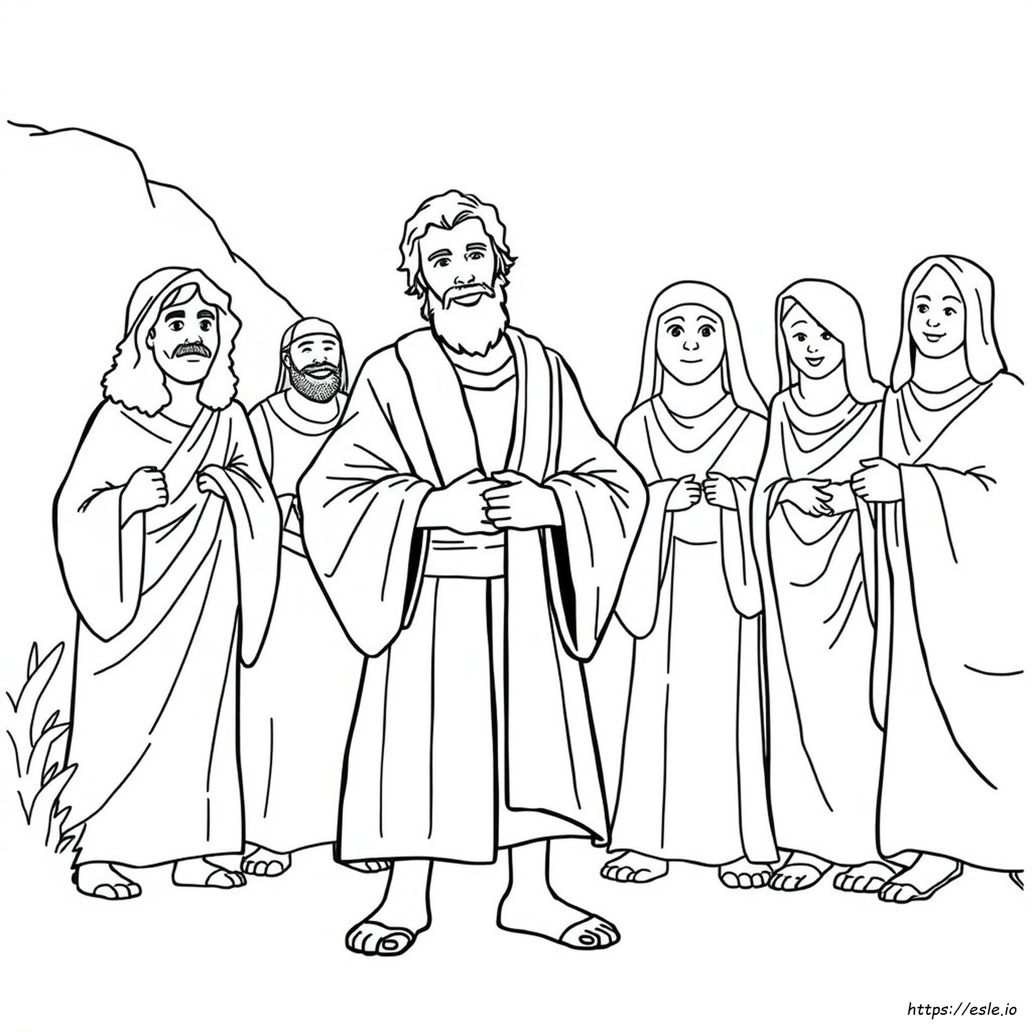 Joseph Many Colored Coat Coloring Page