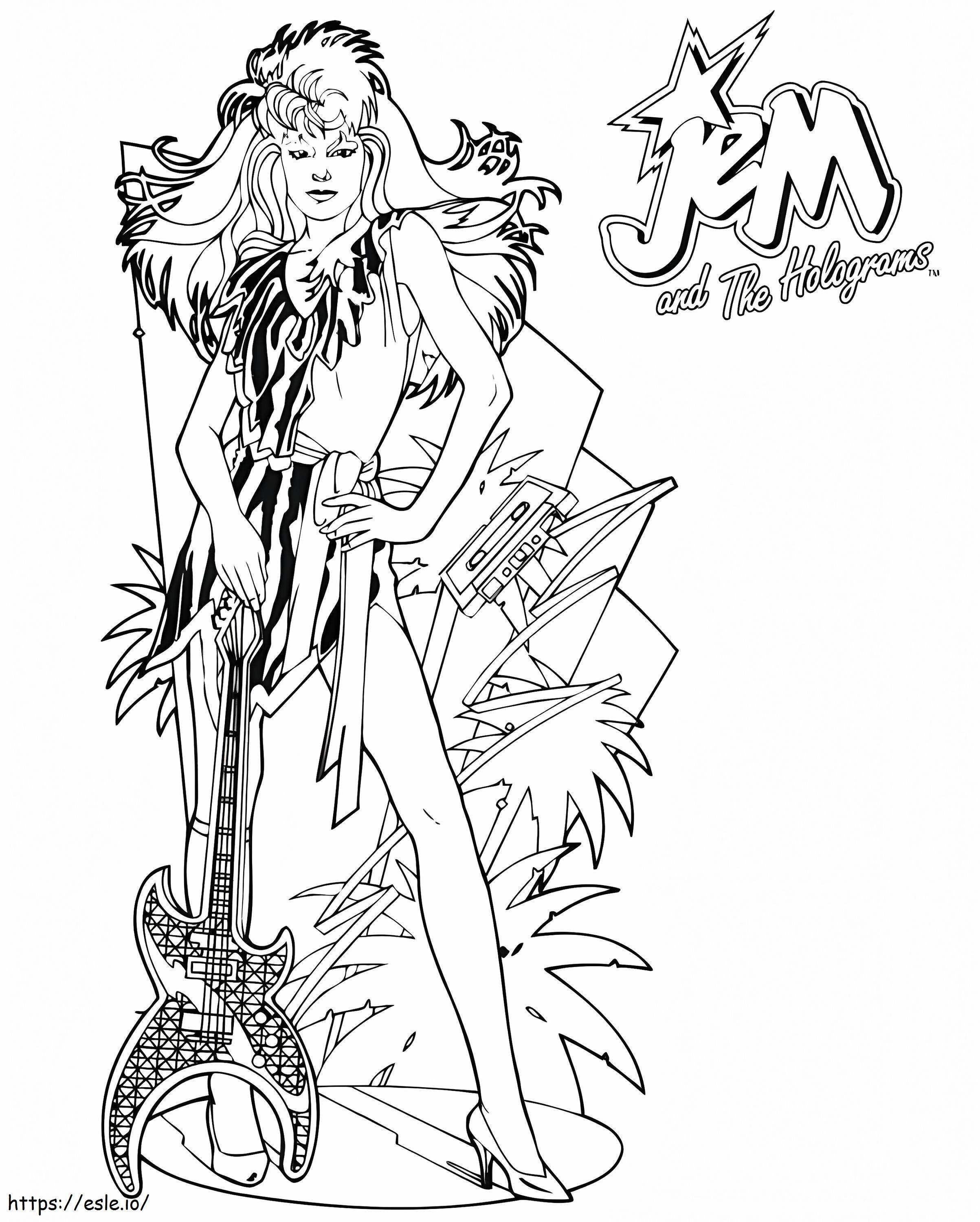 Jem And The Holograms 24 coloring page