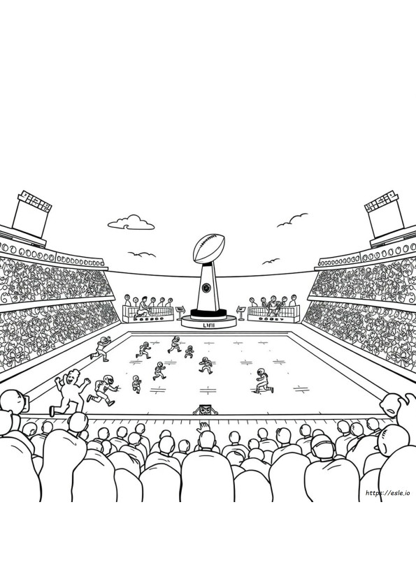 Kolorowanki Super Bowl Lvii