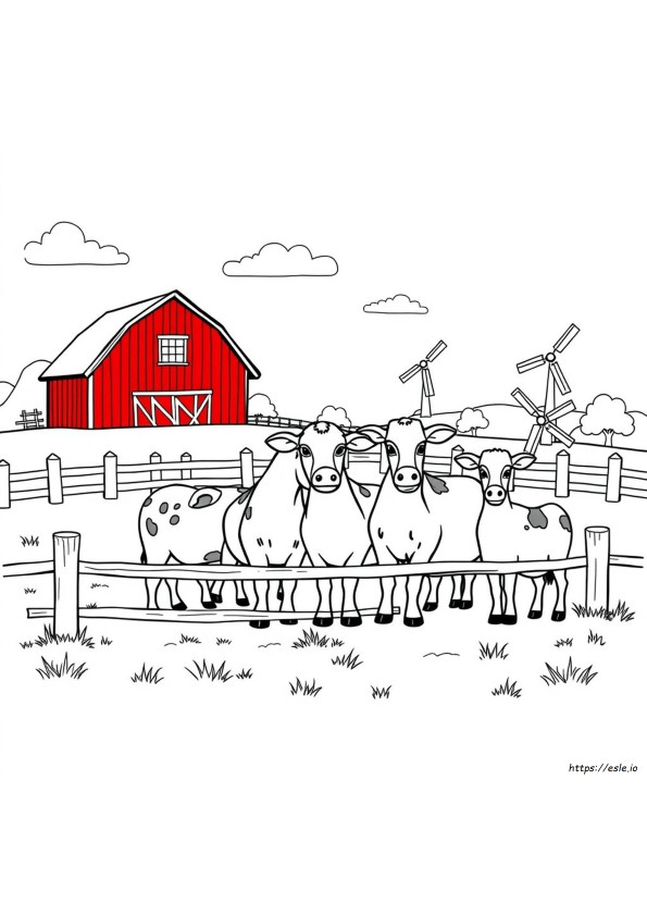 Farm Animals Coloring Pages Pdf Free Download