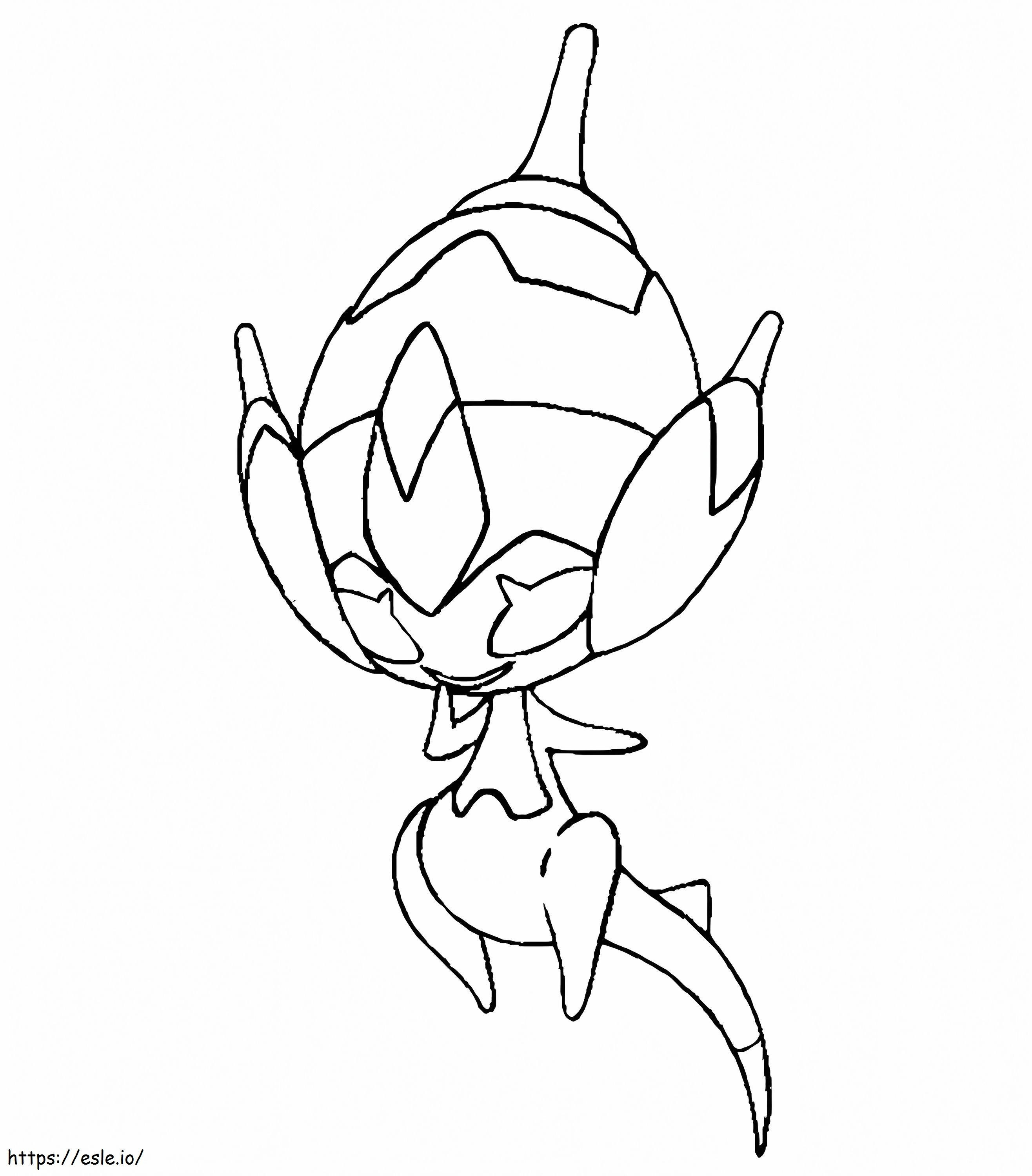 Poipole Pokemon coloring page