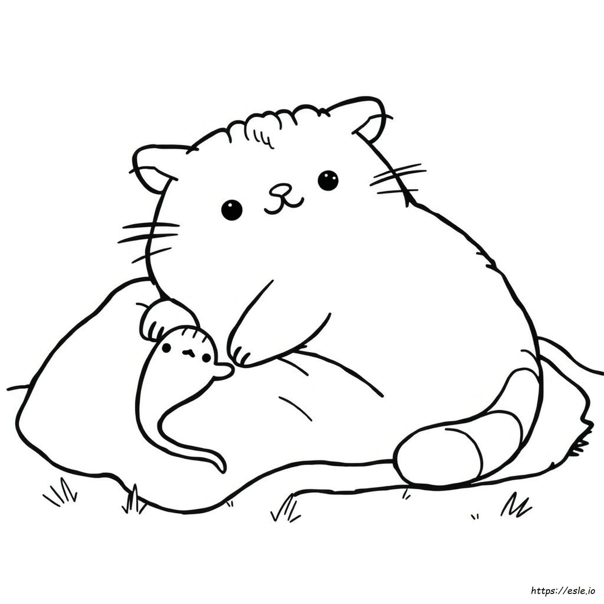 Kolorowanki Z Kotem Pusheen