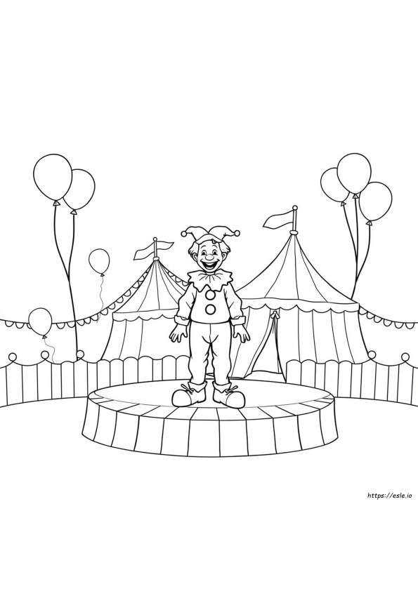Circus Kleurplaten