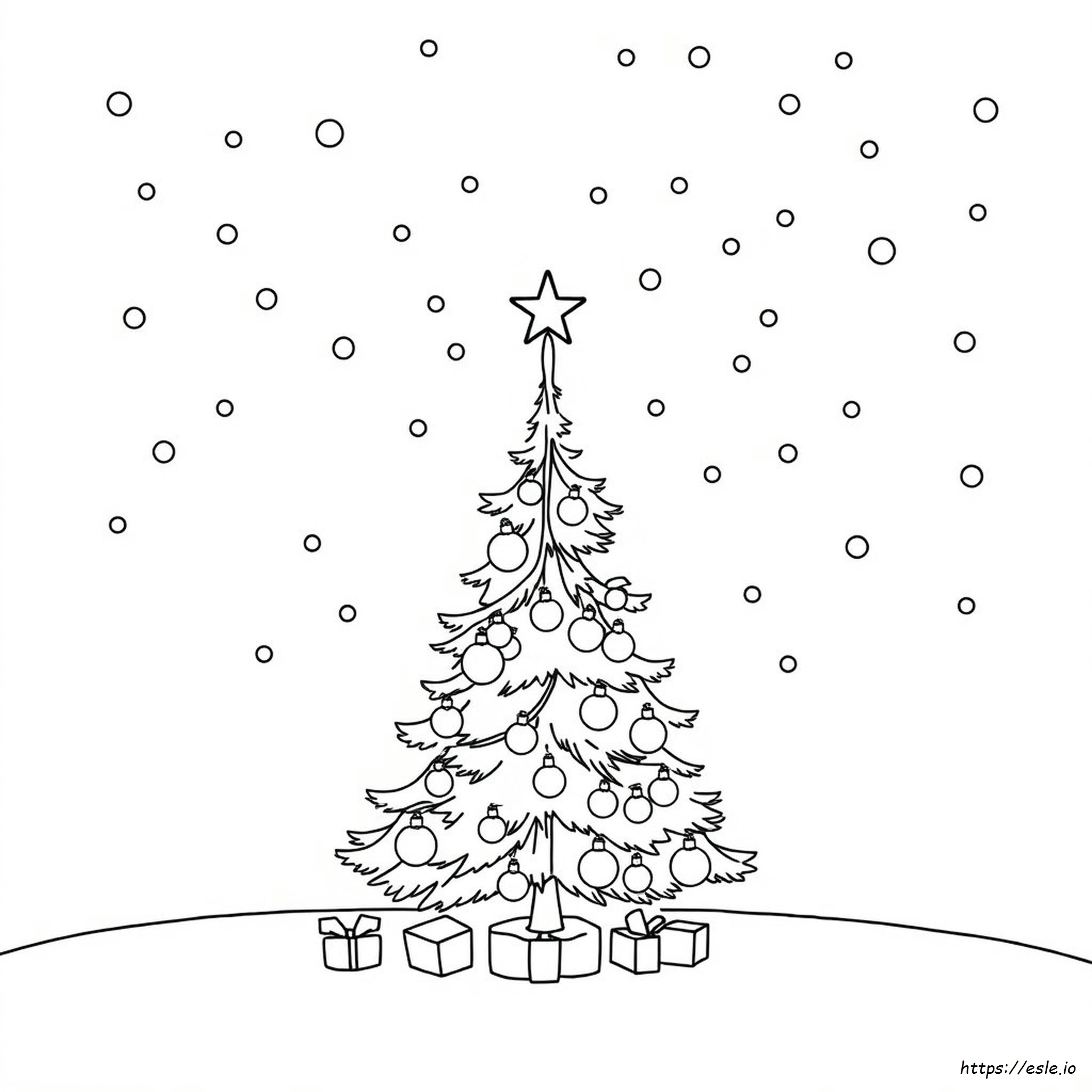 Kerst Kleurboek Printbaar kleurplaat