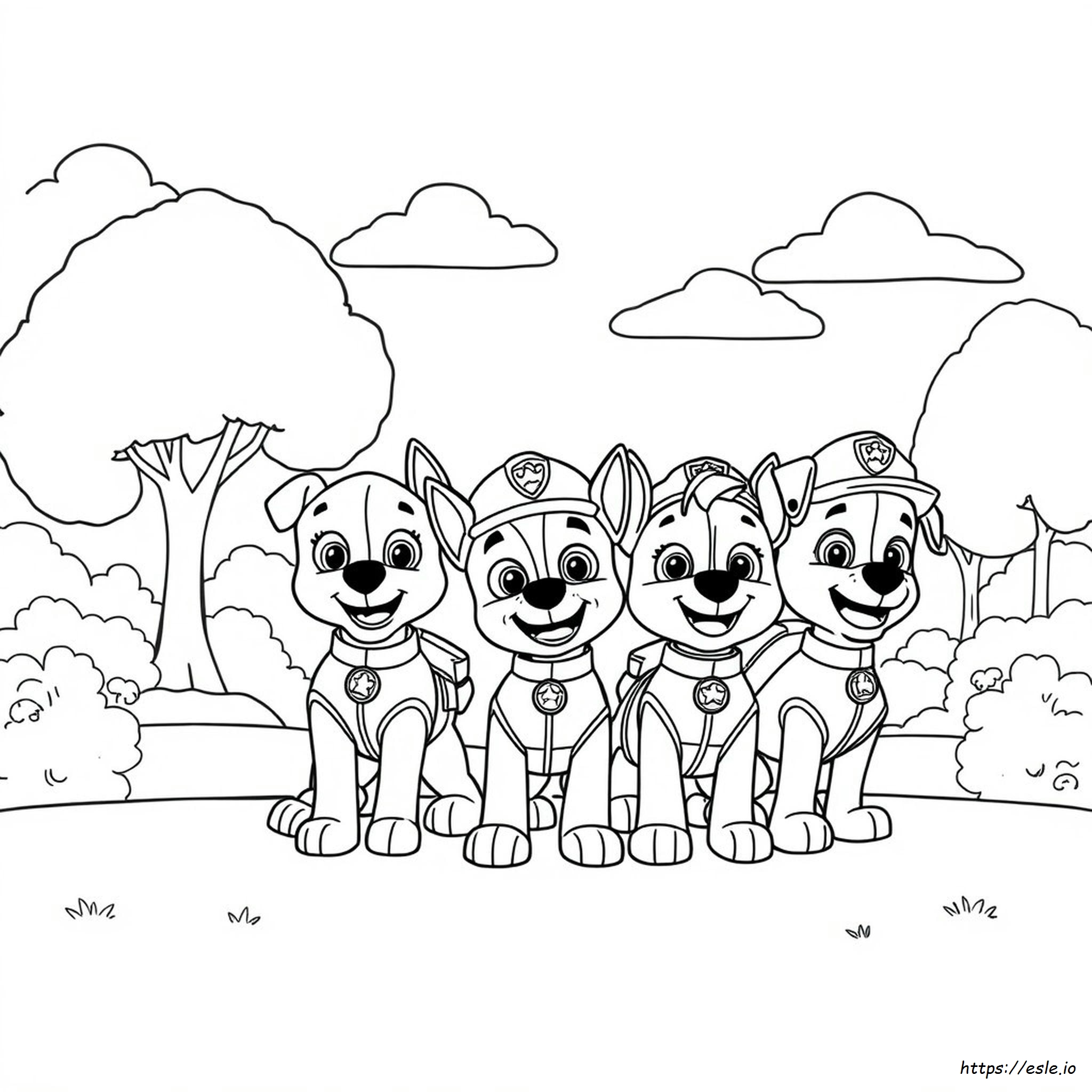 Coloriage Pat Patrouille