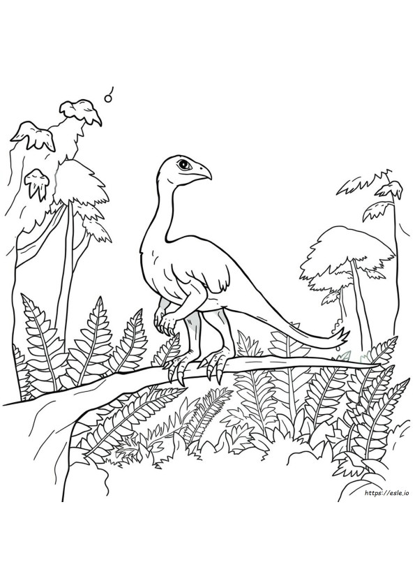 Archaeopteryx Para Colorear