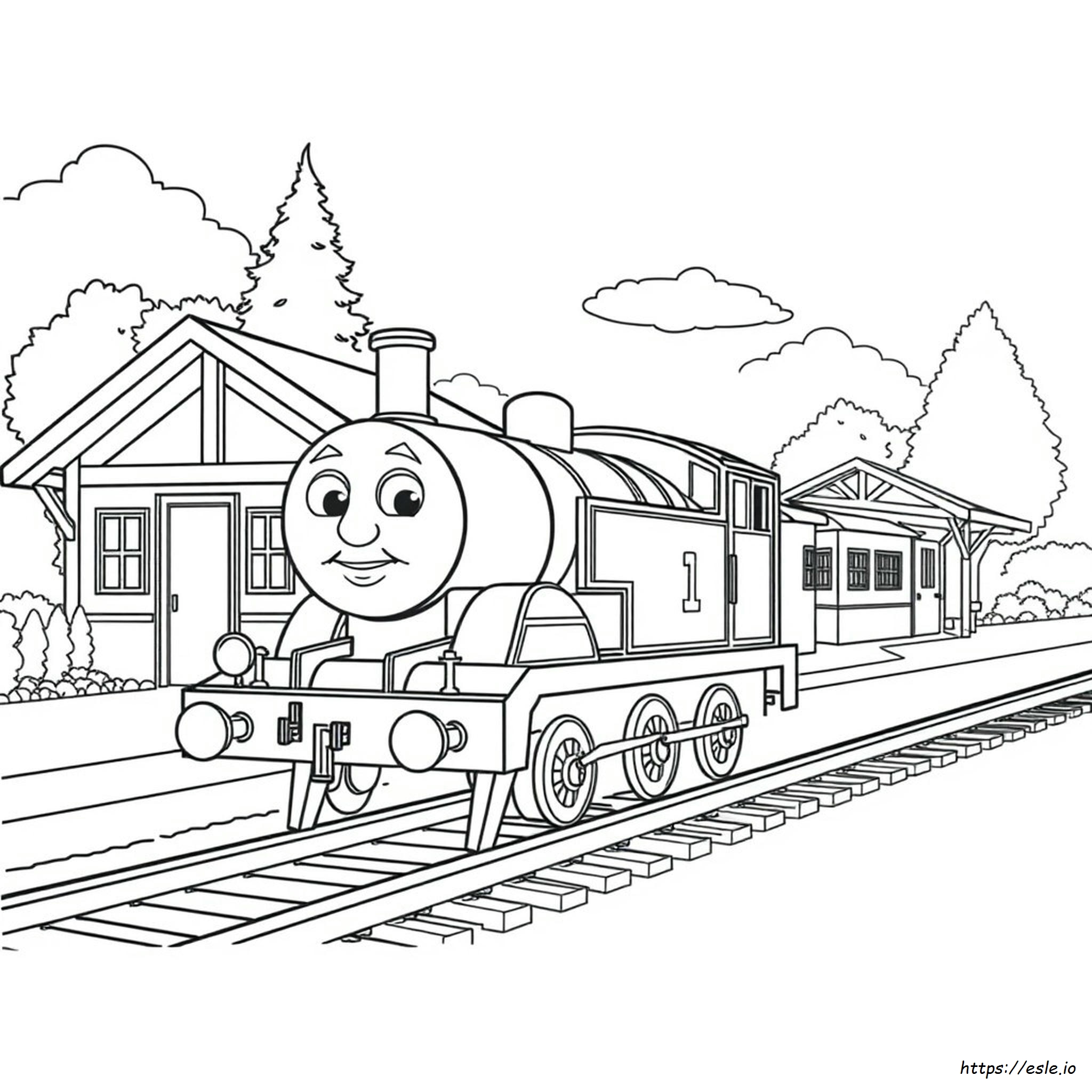 Thomas The Tank Coloring Pages