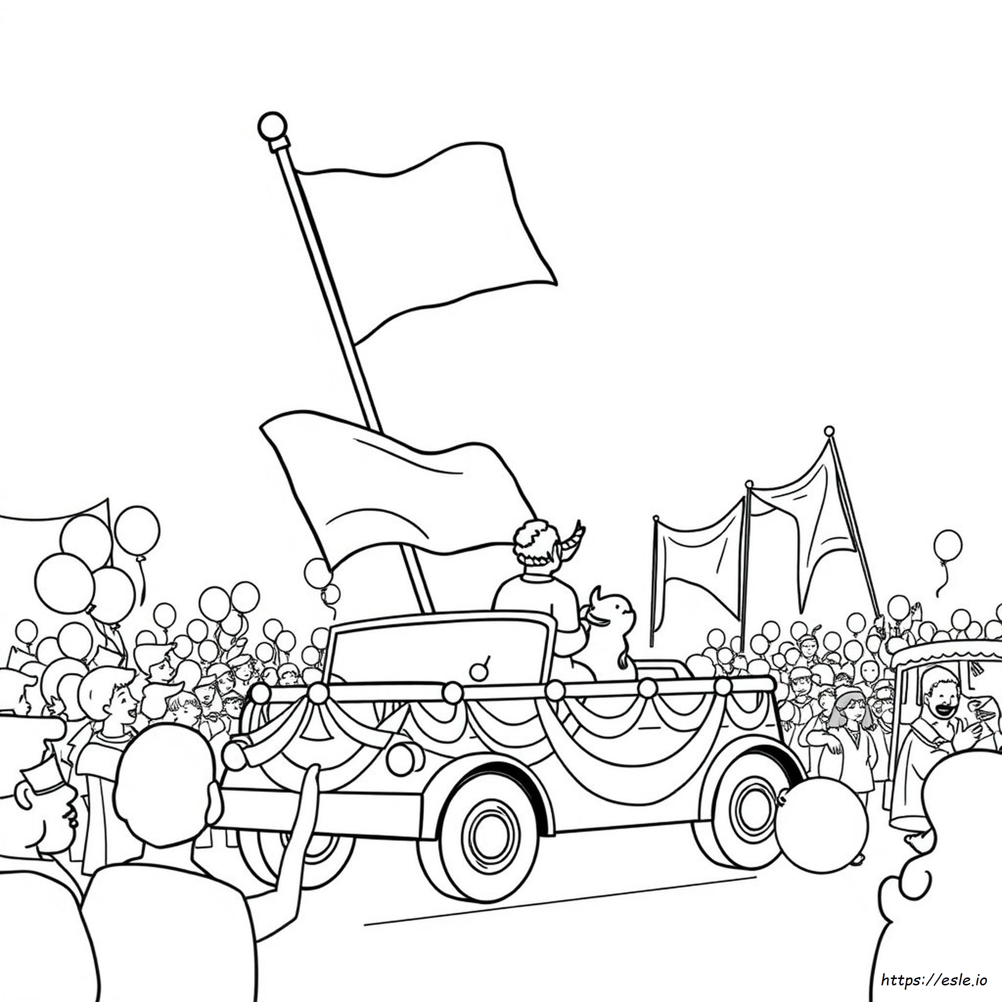Free Printable Flag Day Coloring Pages