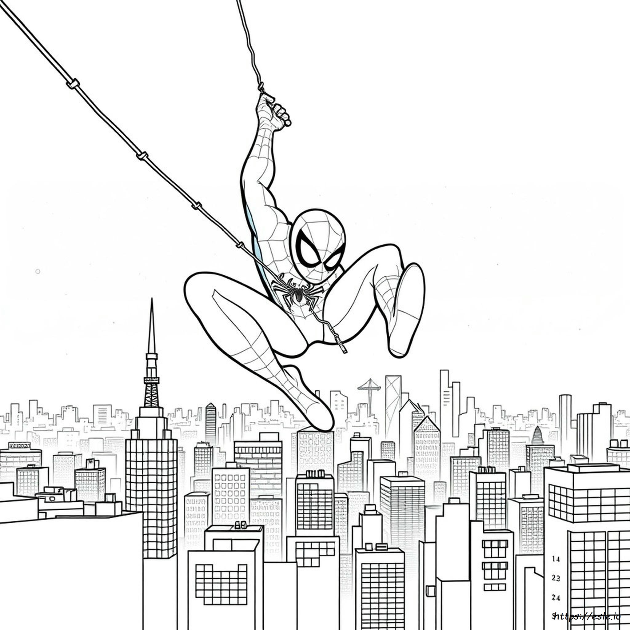 Free Spider Man Coloring Sheets