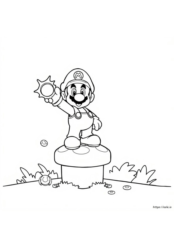 Mario Party Gambar Mewarnai