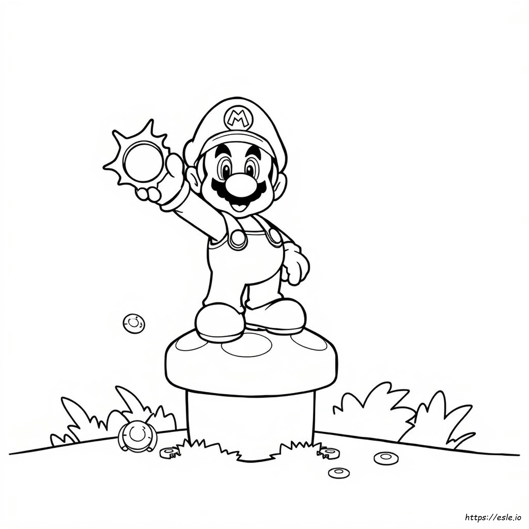 Mario Party Colouring Pages