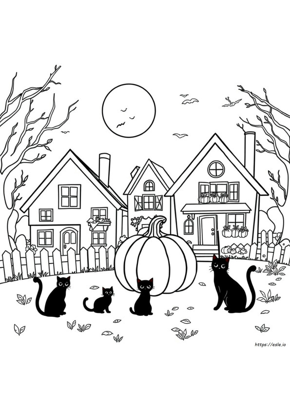 Darmowe Kolorowanki Na Halloween Do Druku W Pdf