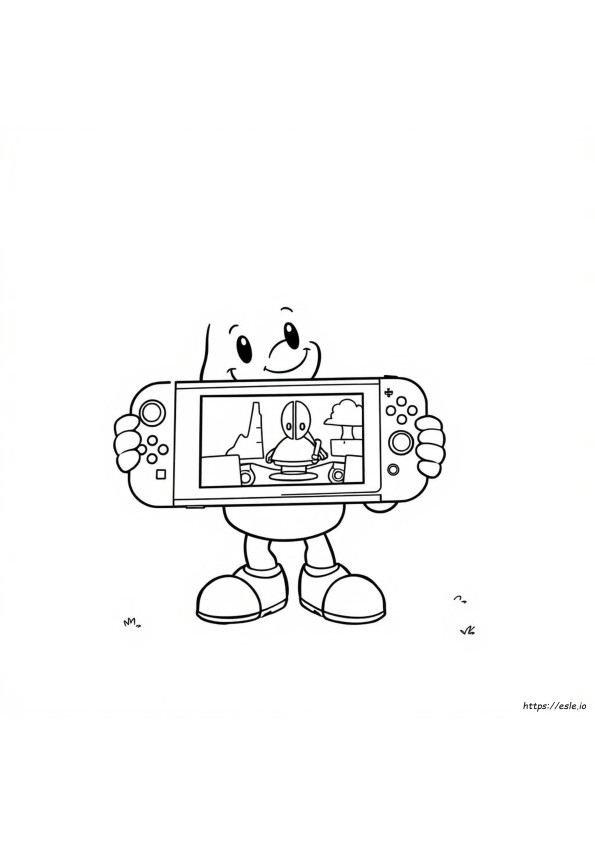 Pagina Da Colorare Nintendo Switch