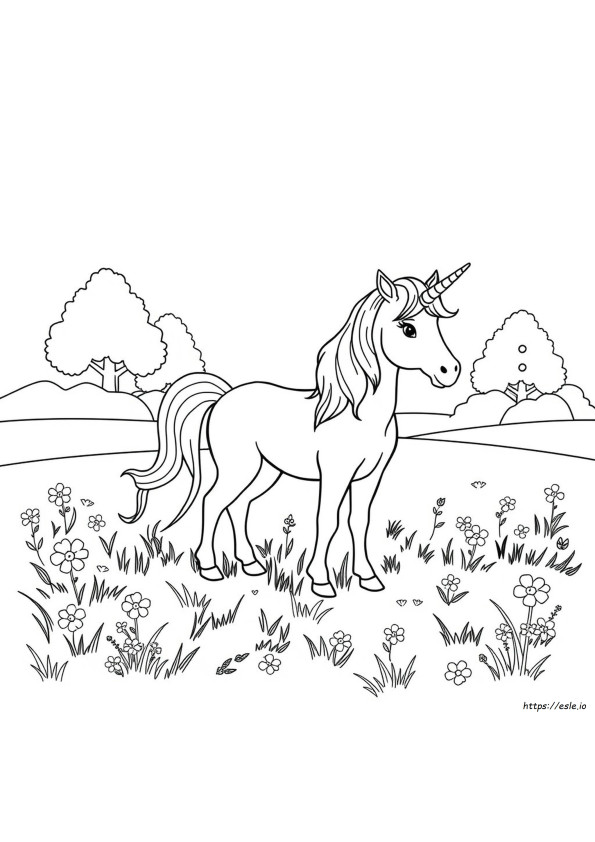 Unicorno Da Colorare