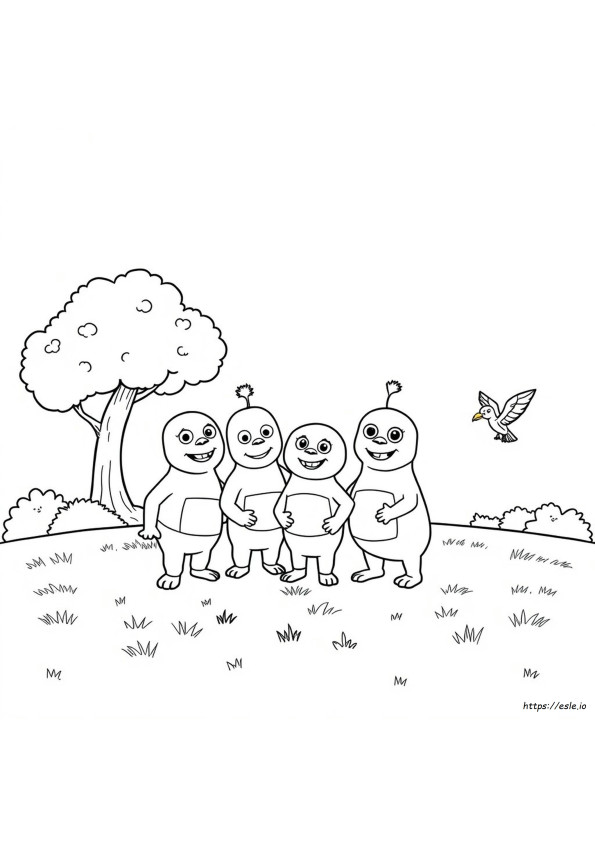 Kolorowanka Backyardigans