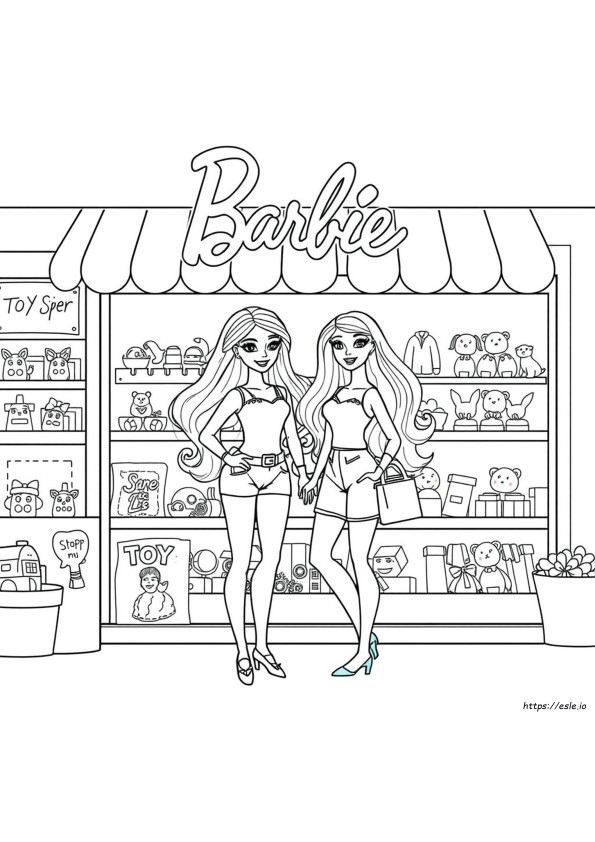 Barbie Skipper Ausmalbilder