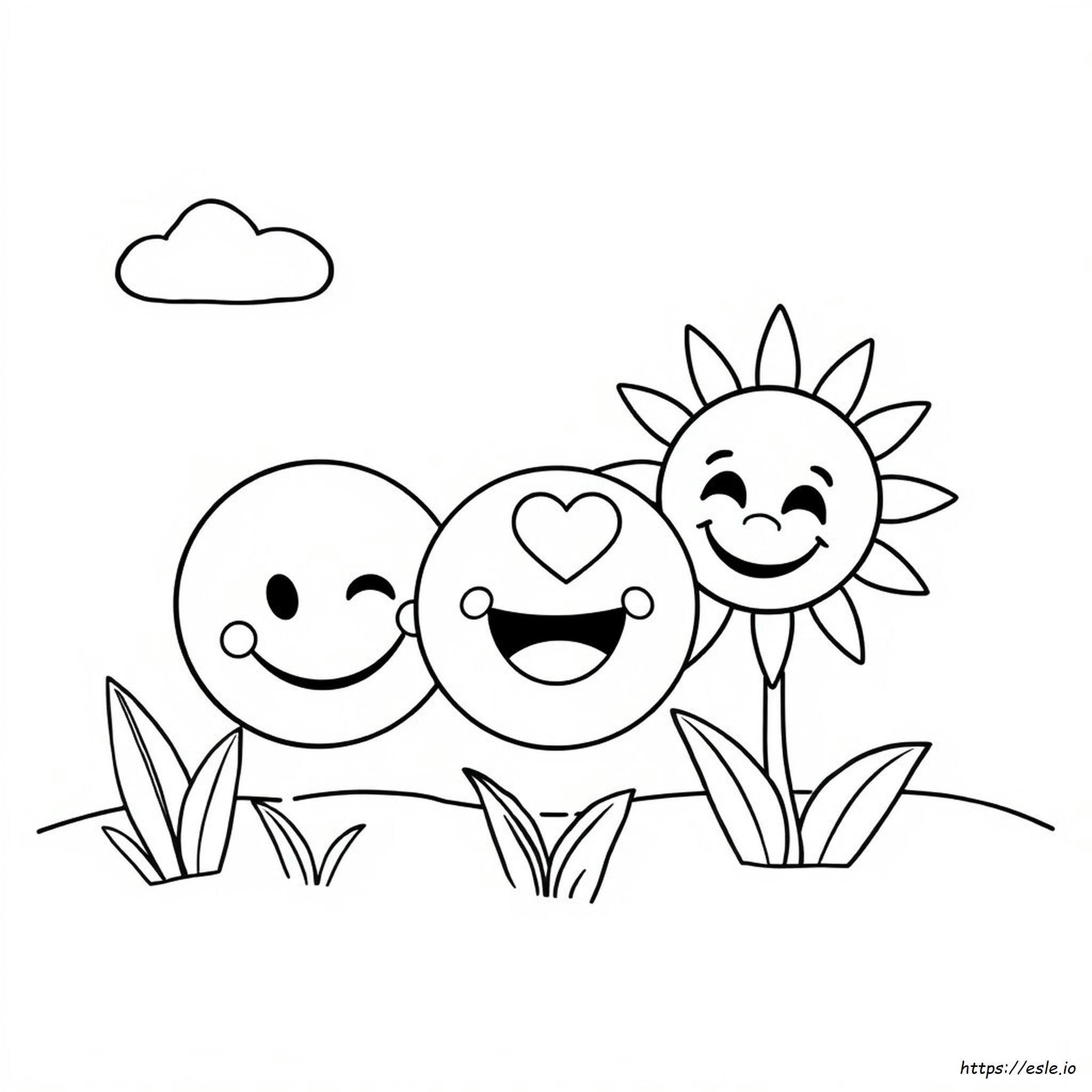 Emoji Kleurplaatjes kleurplaat
