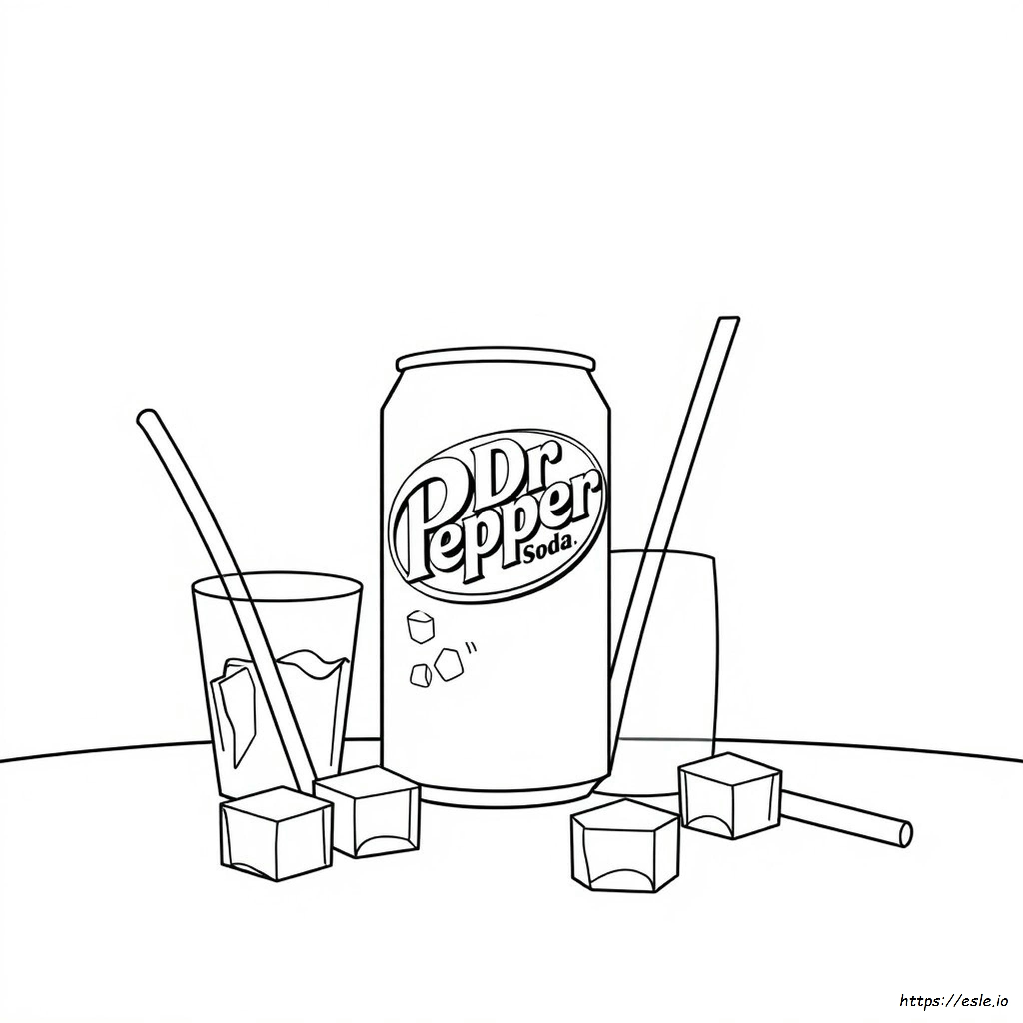 Dr Pepper Kleurplaten kleurplaat