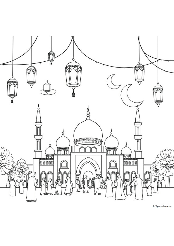 Ramadan Ausmalbilder Für Kinder