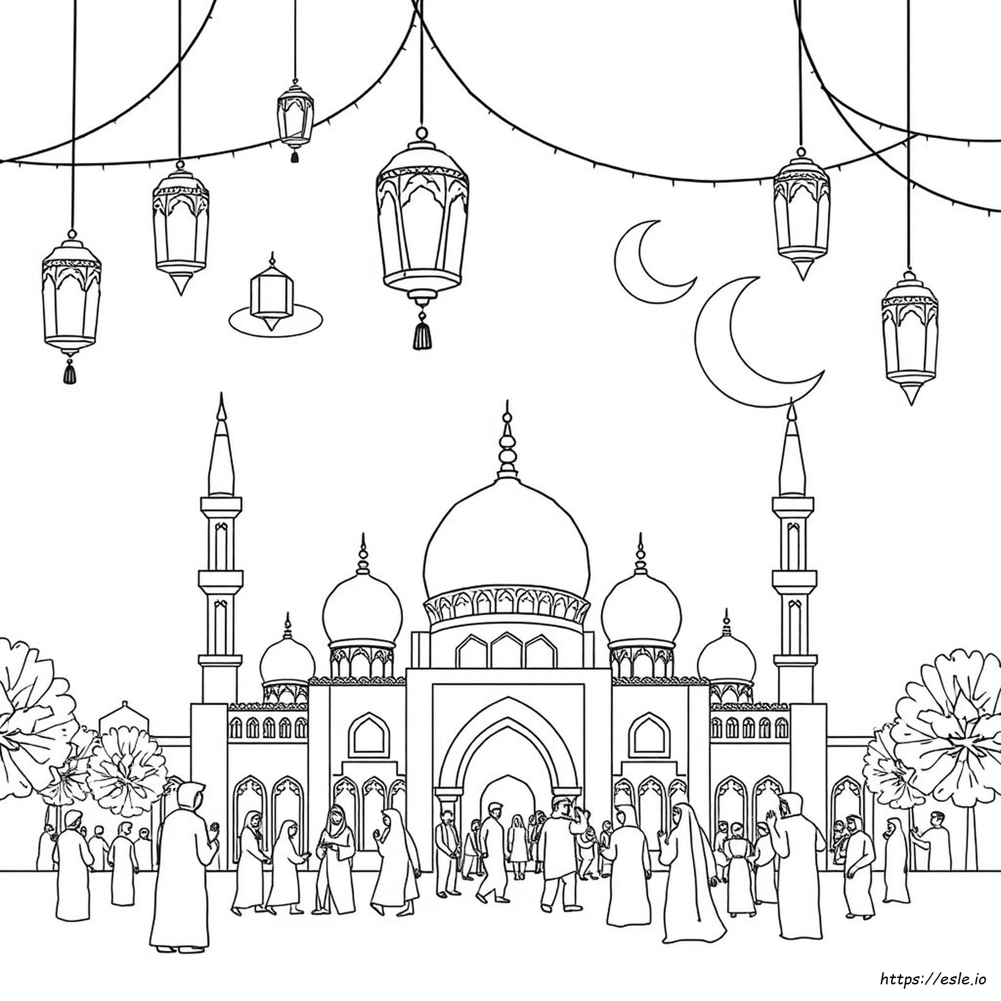 Ramadan Coloring Pages For Kids