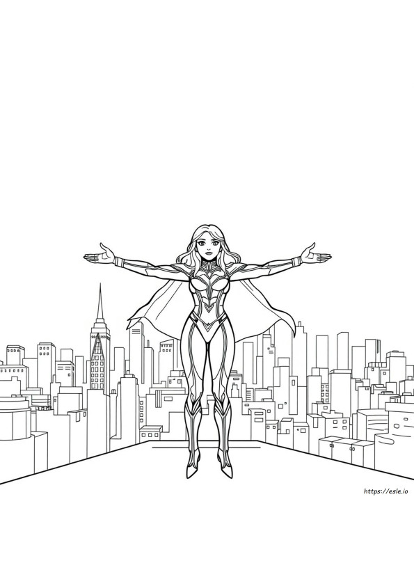 Coloriage Emma Frost À Imprimer