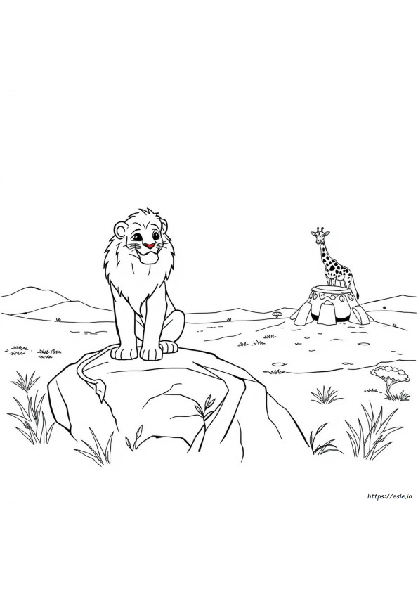 Lion King Kleurplaten Gratis