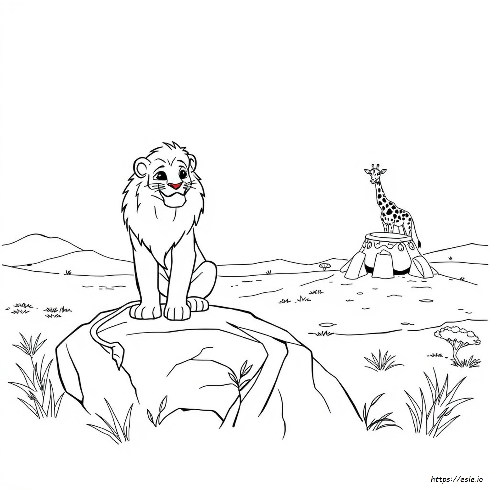 Re Leone: Disegni Da Colorare Gratis