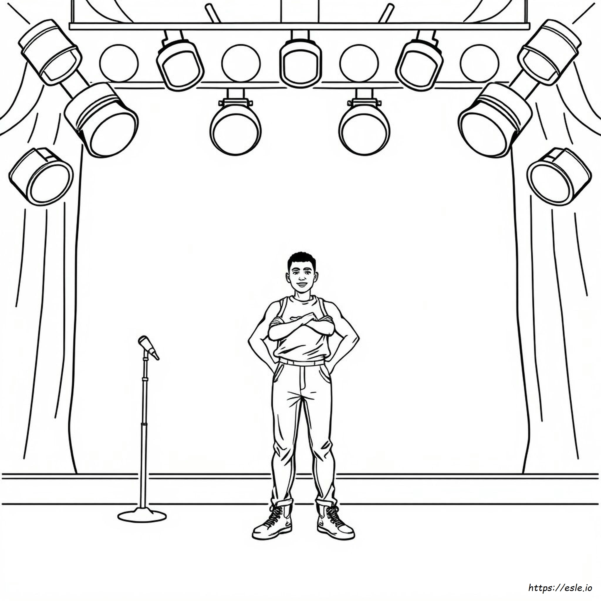 Michael B Jordan Coloring Pages
