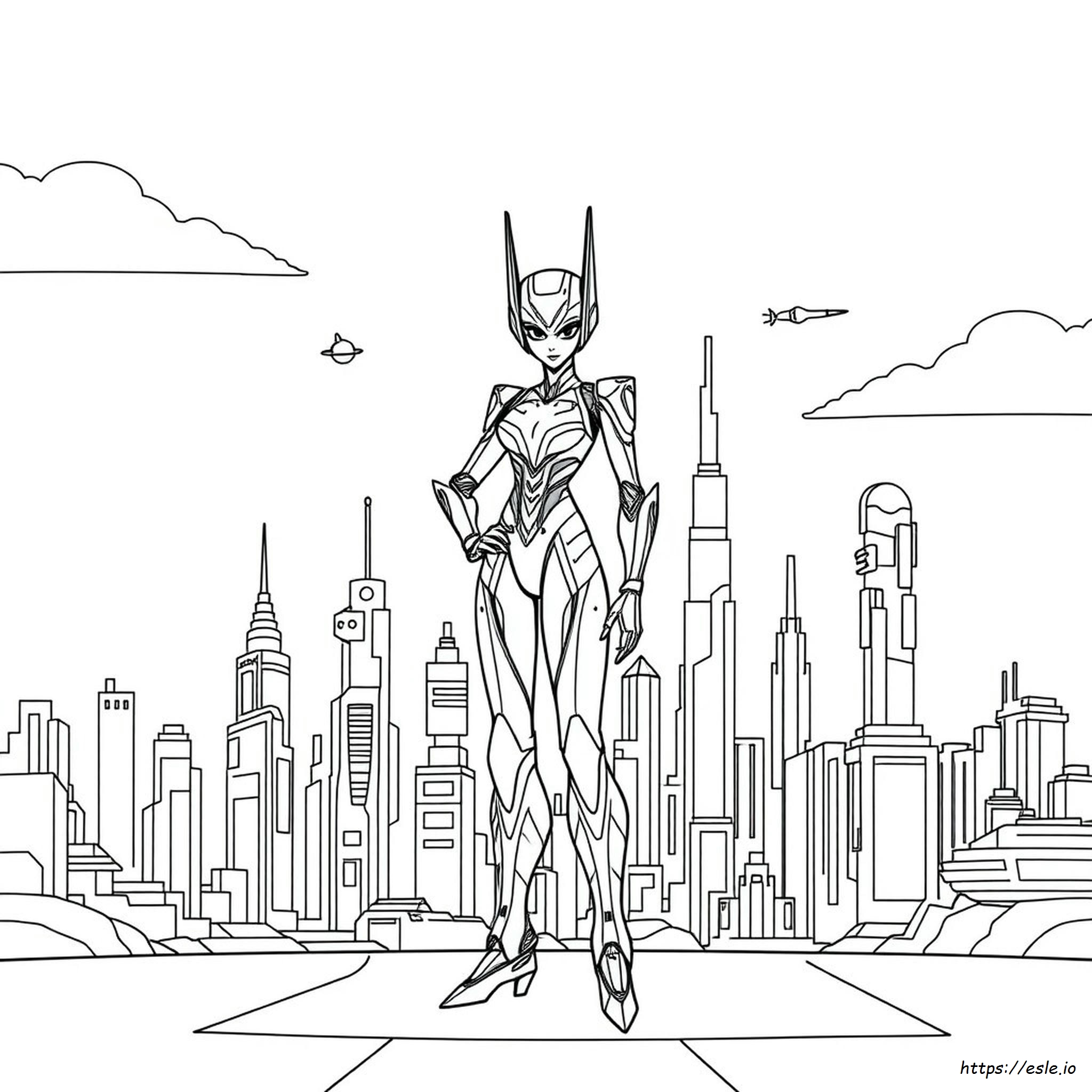 Elita 1 Coloring Page