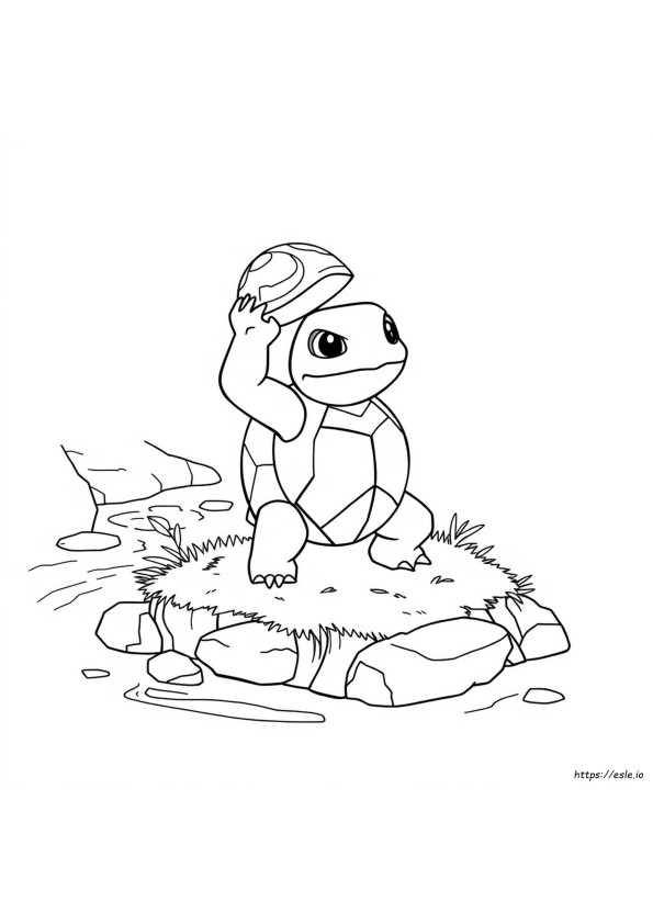 Wartortle Da Colorare