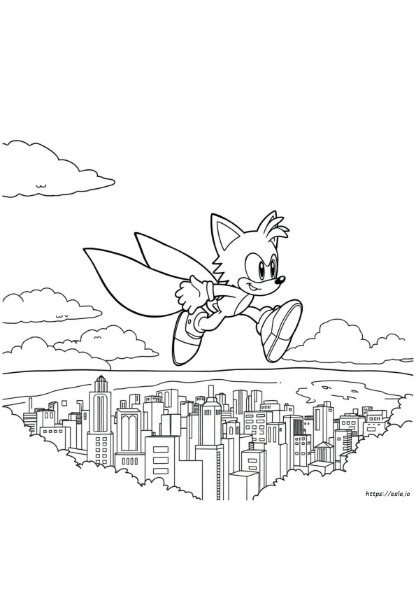 Sonic The Hedgehog 2 Ausmalbilder Tails