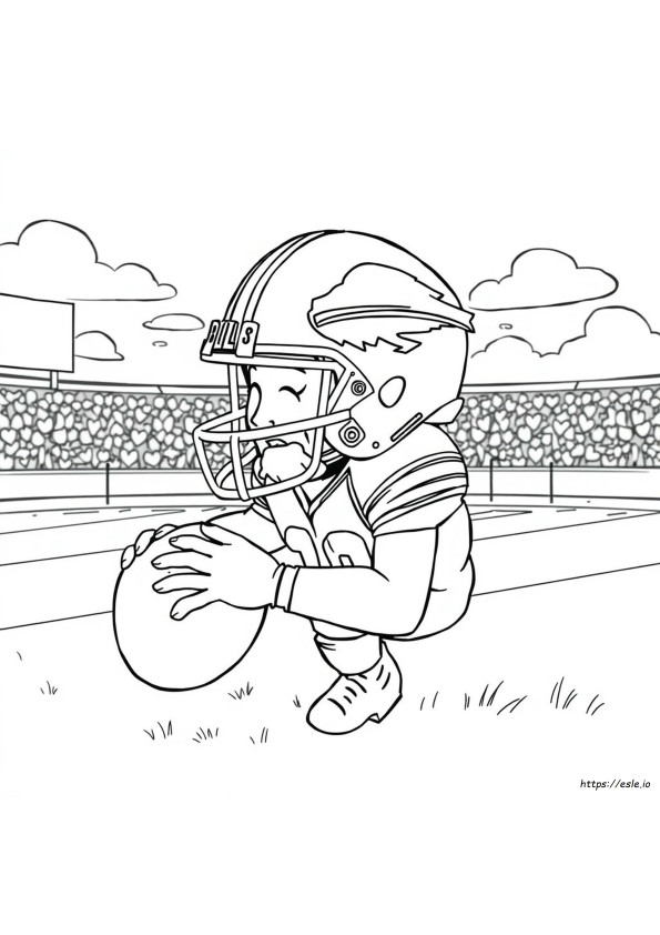 Bills Helmet Coloring Page