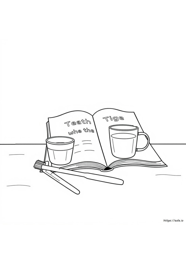 Oral Hygiene Coloring Sheets