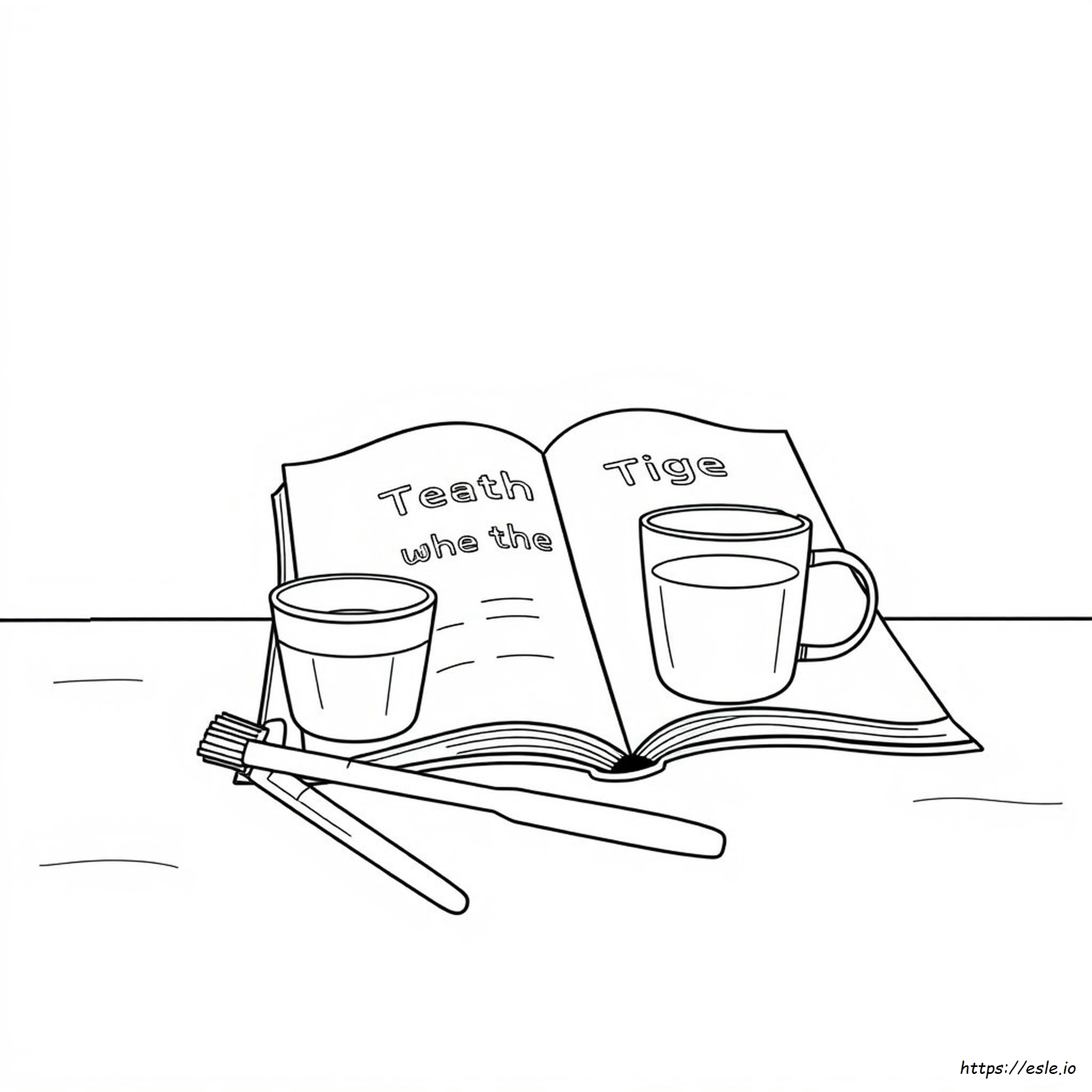 Oral Hygiene Coloring Sheets