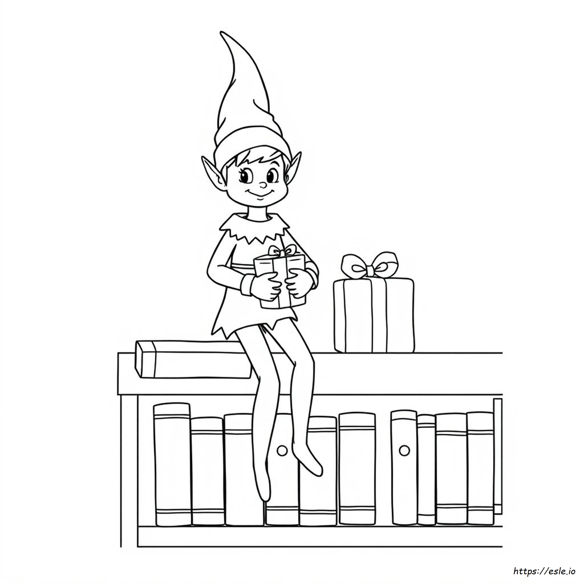 Elf Op De Plank Kleurplaten kleurplaat