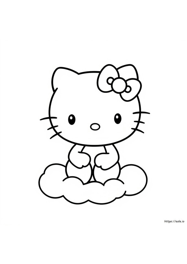 Hello Kitty Emo Páginas Para Colorear