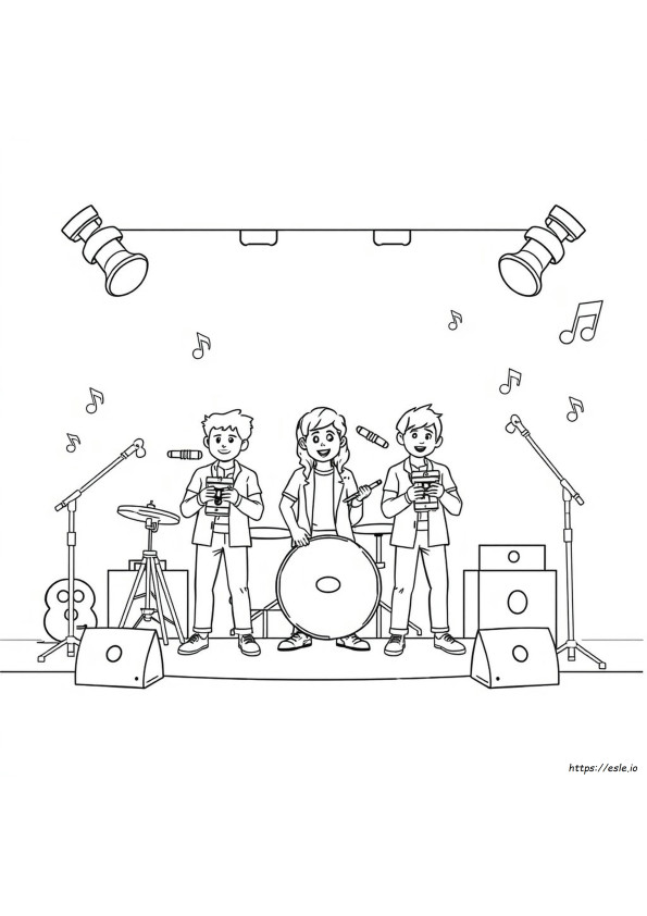 Kolorowanki Fresh Beat Band