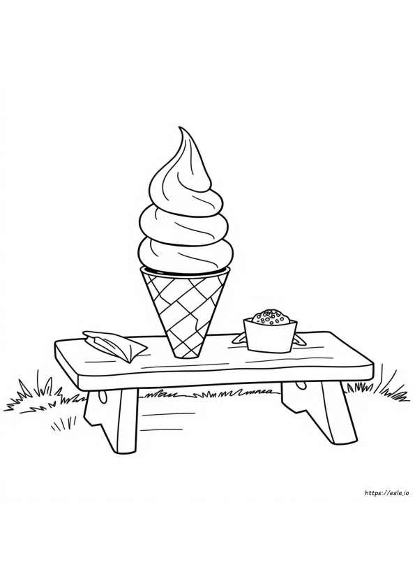 Cute Ice Cream Coloring Pages Printable