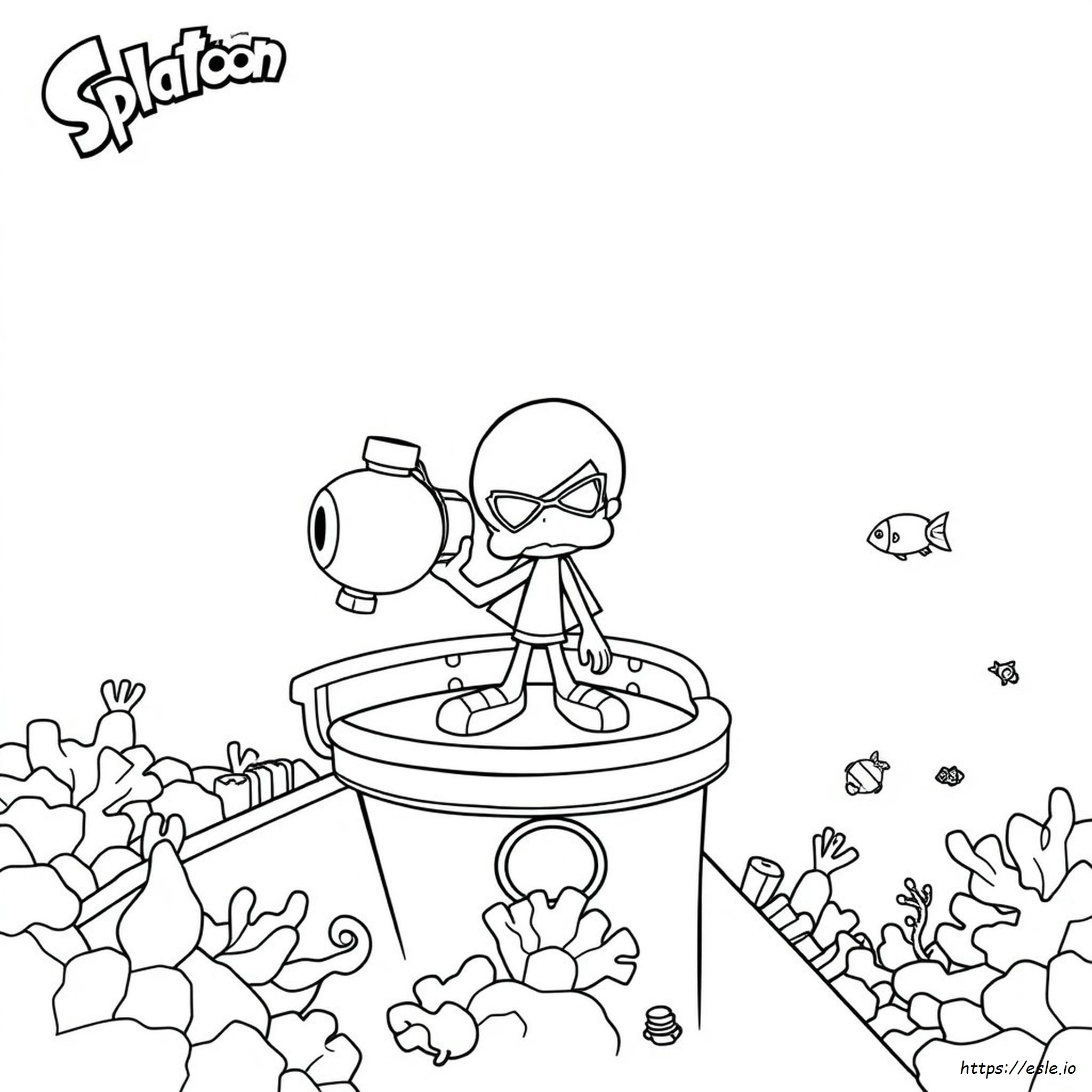 Splatoon 2 Octo ExpansiEst;N Dibujos Para Colorear