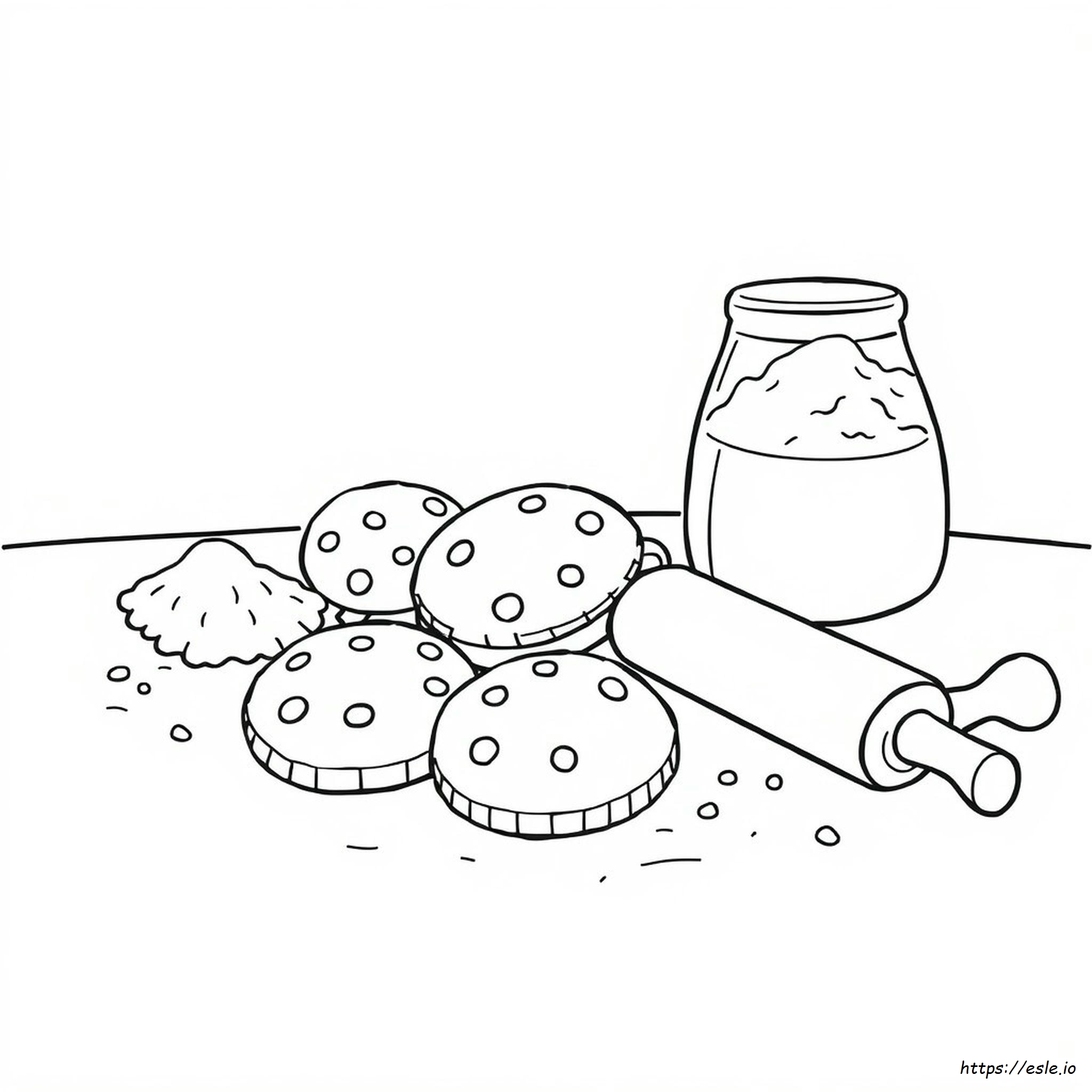 Cookies Colouring Pages