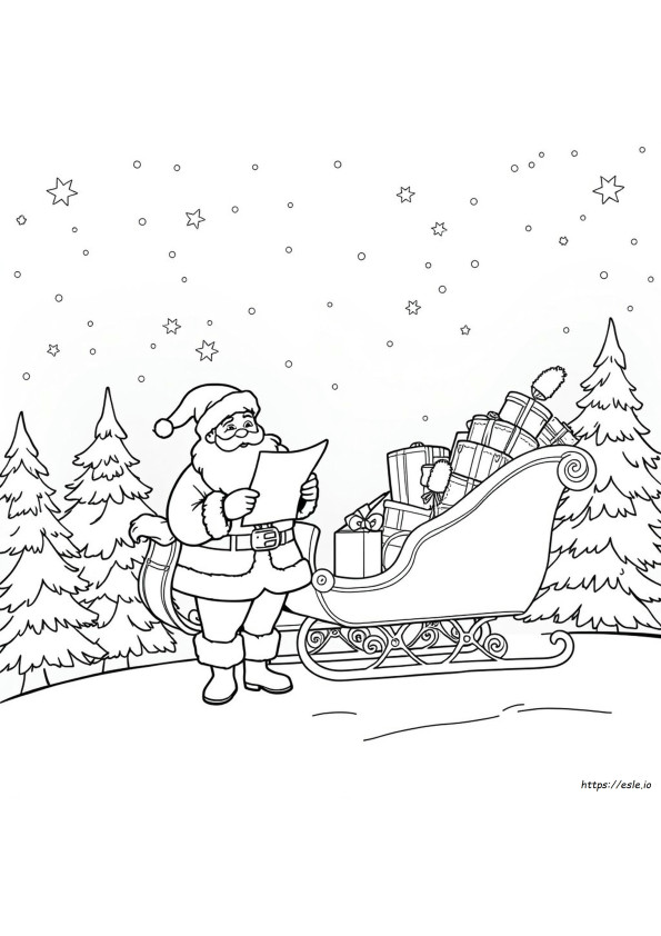 Moeilijke Kerstman Kleurplaten