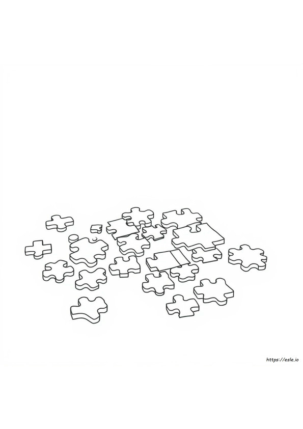 Puzzle Autismo Da Colorare