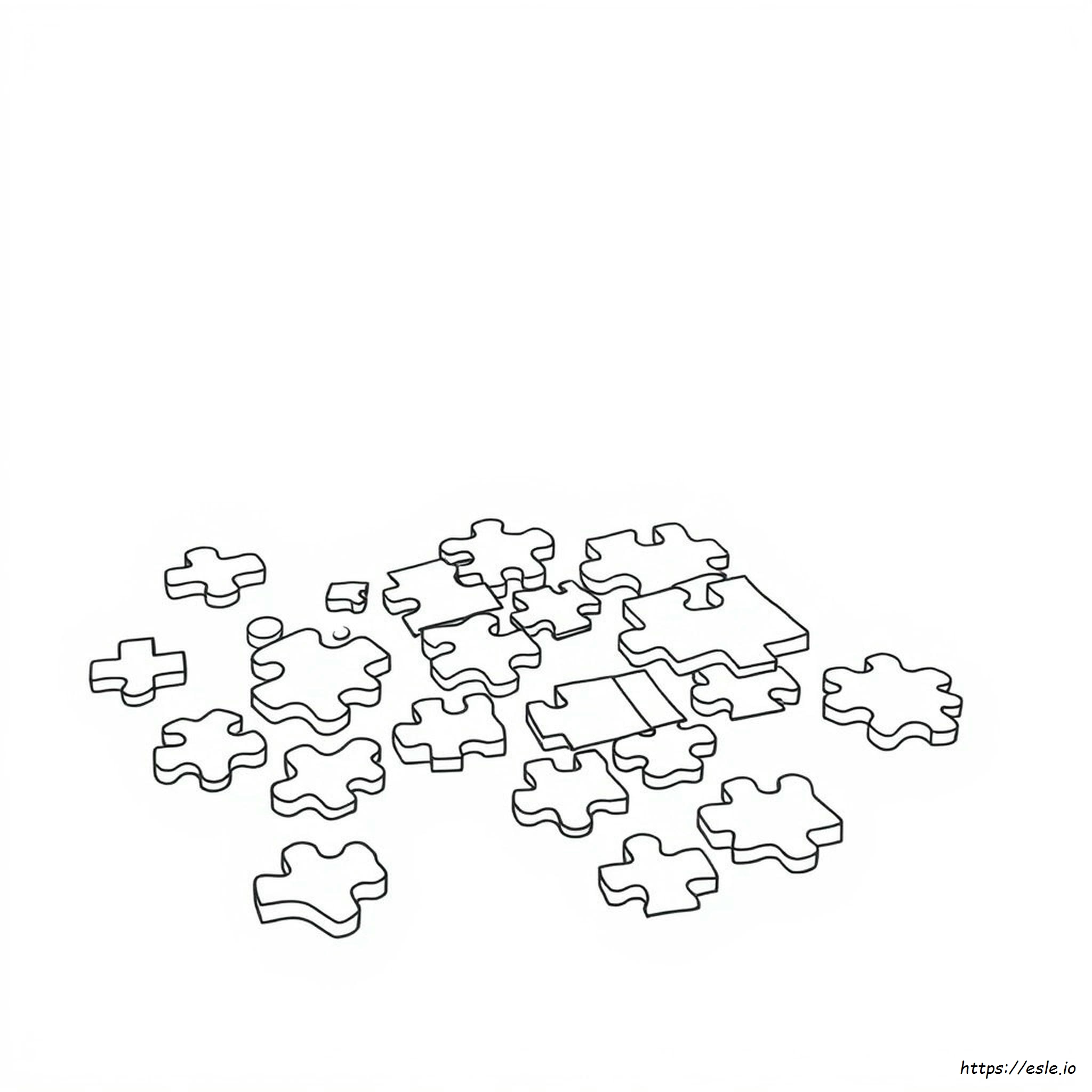 Autism Puzzle Coloring
