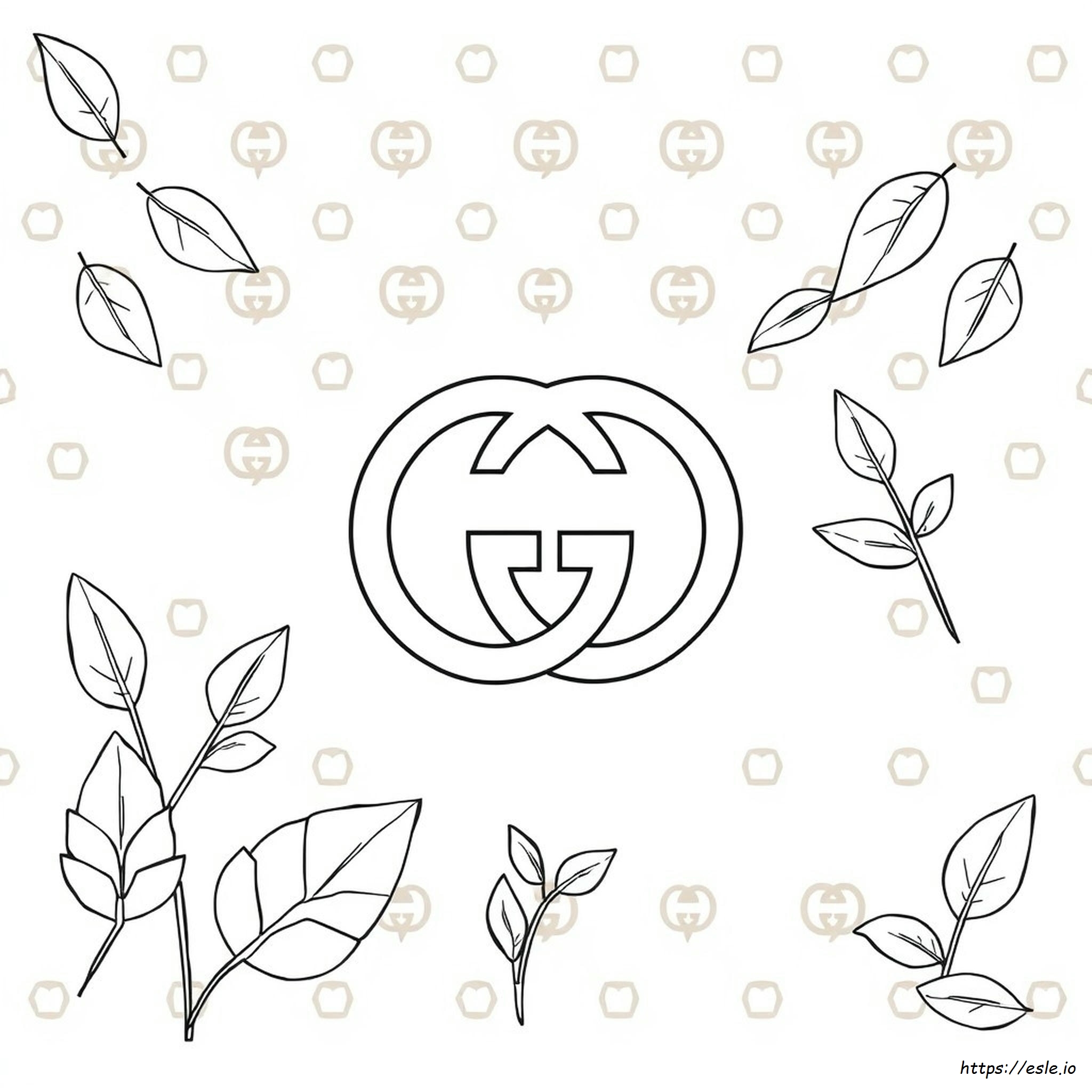 Kolorowanki Z Logo Gucci