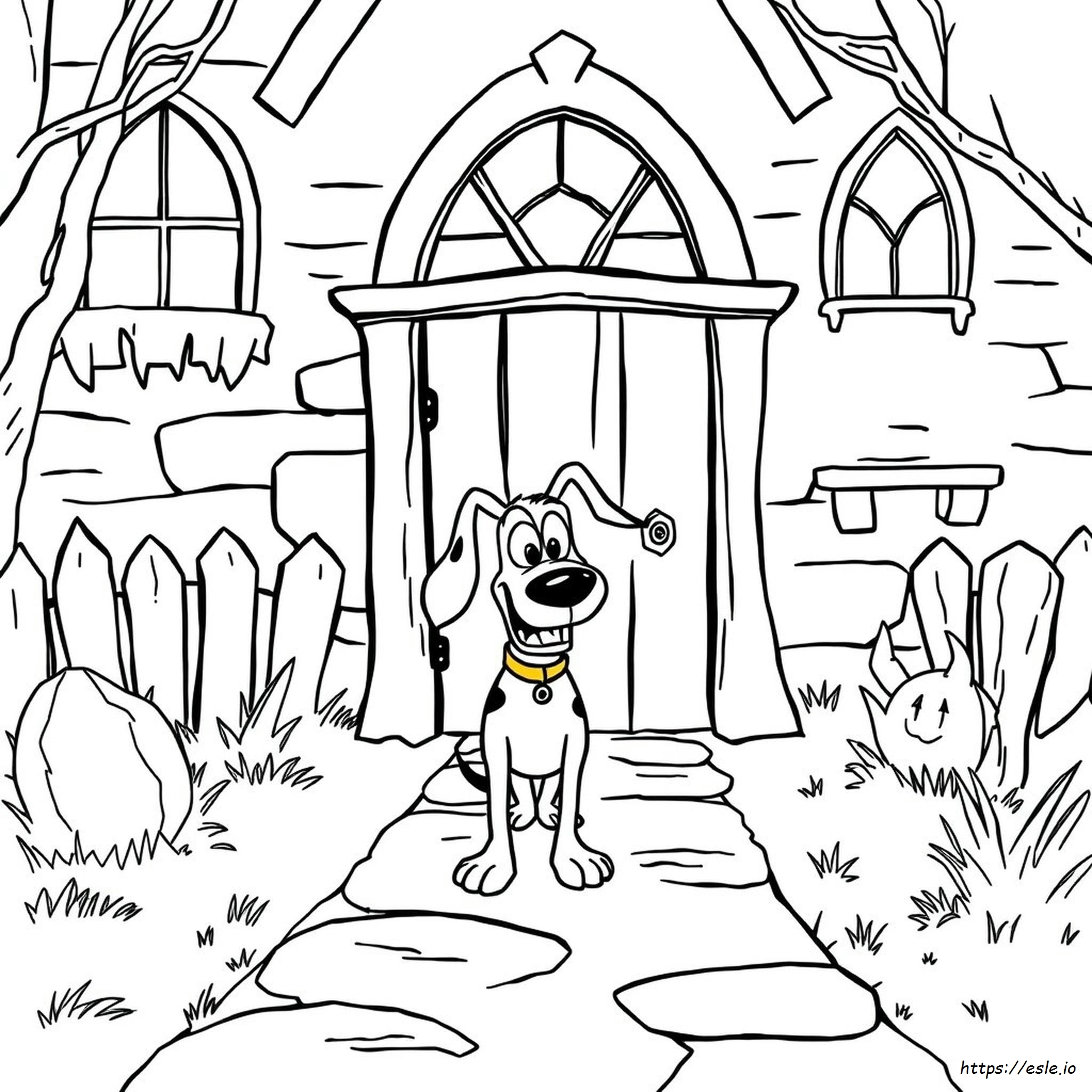 Coraje, El Perro Cobarde: Páginas Para Colorear
