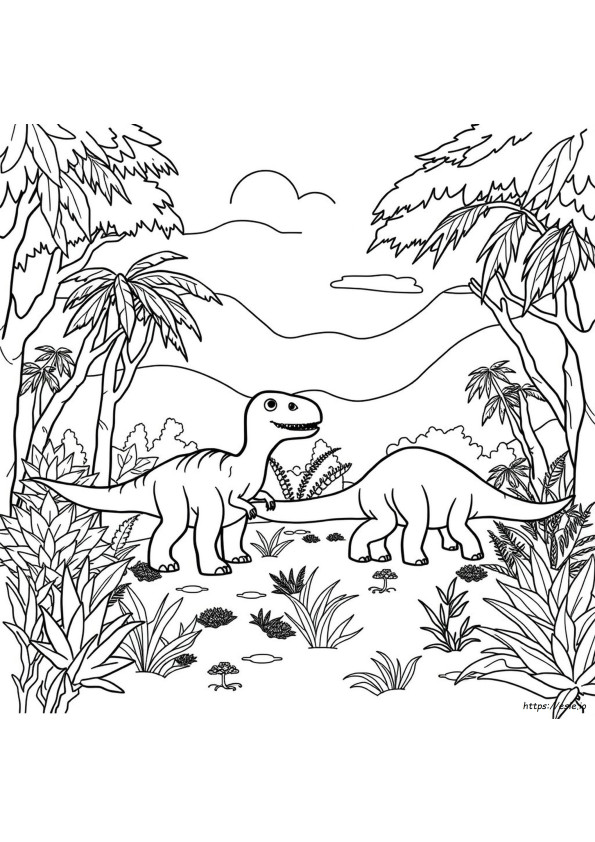 Dibujos De Dinosaurios Para Colorear Imprimibles Gratis